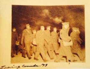 Leaving Camp Shiloh, Canada, 1943