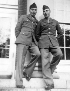 Carlson on right perhaps Fort Dix