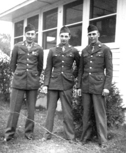 Stanley Carlon on right Fort Dix possibly
